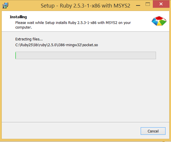 install ruby sdk rubymine