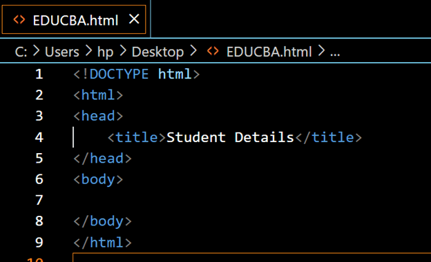 Basic HTML Code