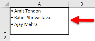 can you do bullet points in excel for mac