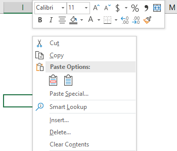 ctrl d in excel