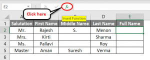 Combine First and Last Name in Excel (With Excel Template)