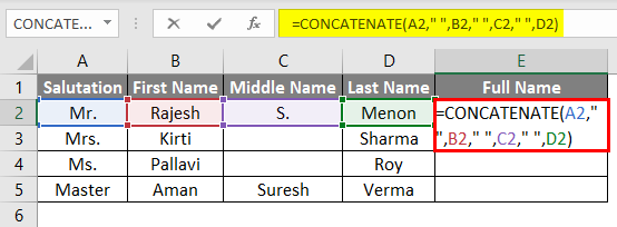 How to Merge First and Last Names in Excel (3 Ways) - Onsite Training