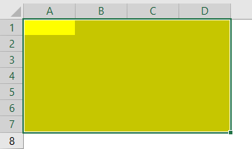 Conditional Formatting for Blank Cells Example 1-11