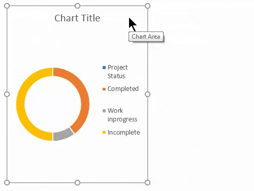 Doughnut Chart in Excel Example 1-4