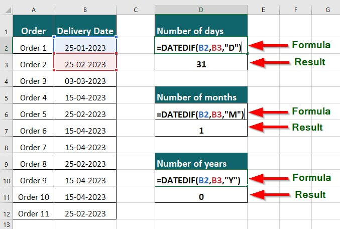 Excel Date Format-Example 5 step 3