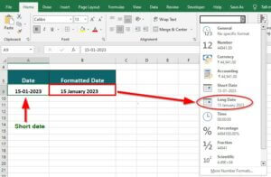 How to Change Excel Date Format in Excel? | Short, Long Formats