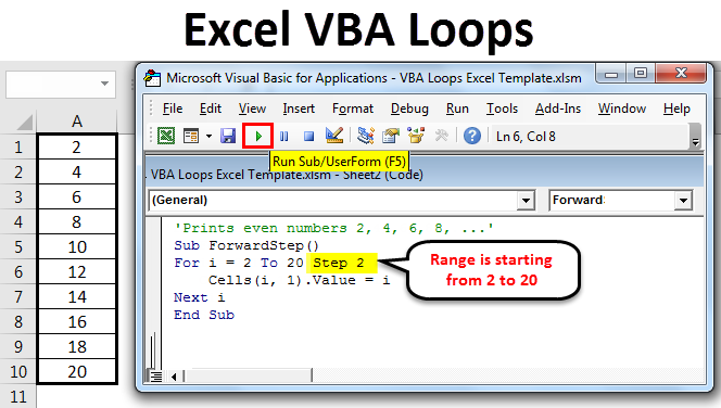 Vba Loops Explained Complete Tutorial On 6 Essential Excel Vba Loops R ...