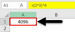 Exponents in Excel Example 5-3
