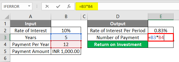 FV Formula Example 1-4