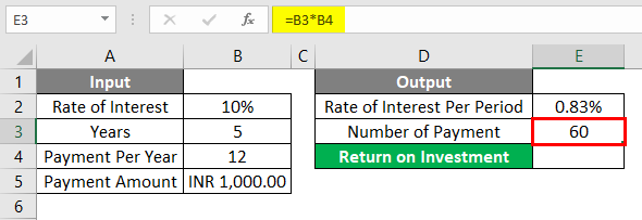 FV Formula Example 1-5