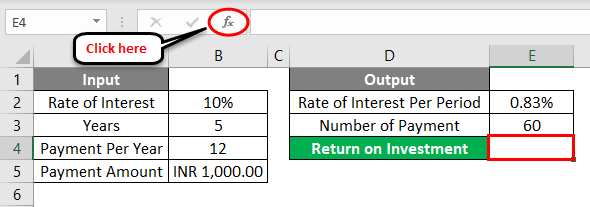 FV Formula Example 1-6