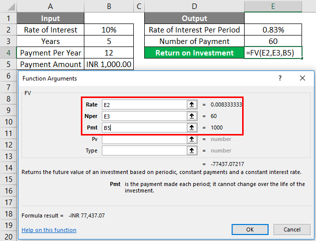 FV Formula Example 1-8