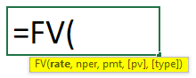 FV Formula