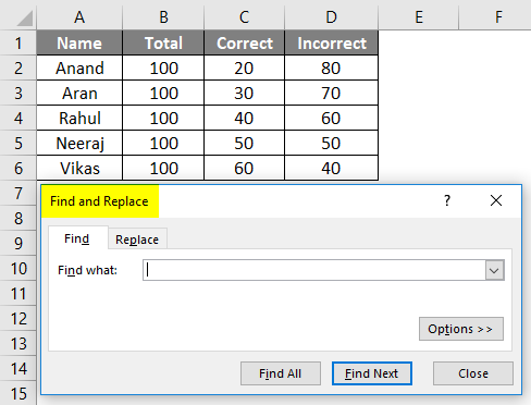 Find External Links in Excel Example 1-1