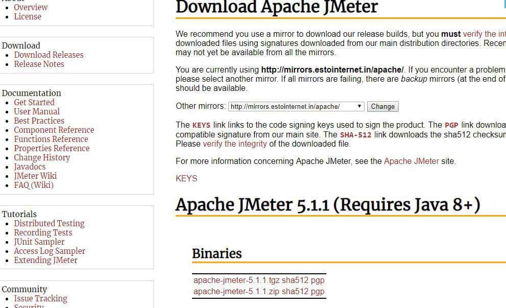 Download Apache JMeter