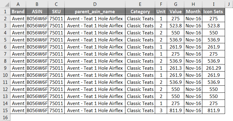 excel vba icon sets