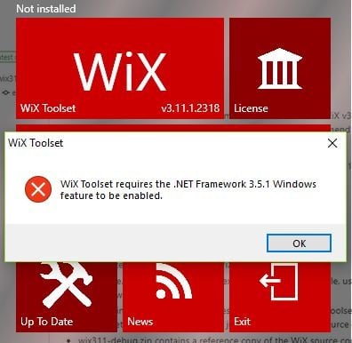 Install WIX 3