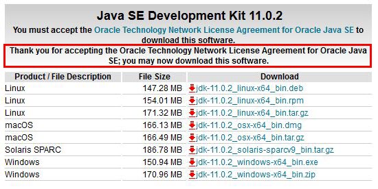 Java 8 Installation step 5-1