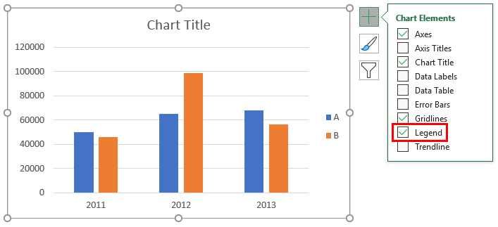 Legend in Excel 3-2