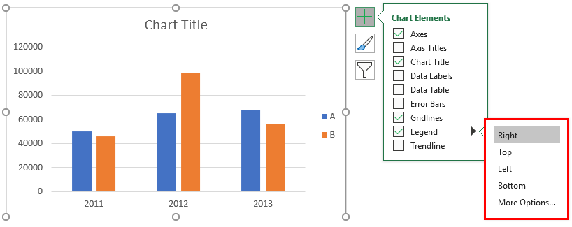 Legend in Excel 4-3