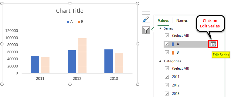 Legend in Excel 5-2