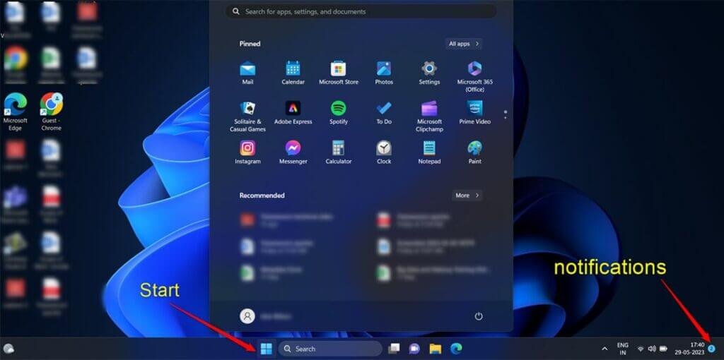 Introduction to windows main components features
