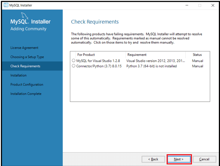 Mysql Install output 9