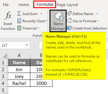 Named Range In Excel How To Create Named Range In Excel