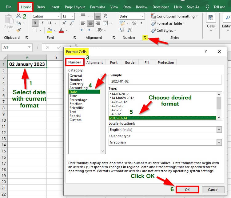 Excel Date Format-Q2-step 6-1