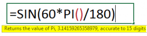 SIN Function in Excel | How to use SIN Function in Excel?