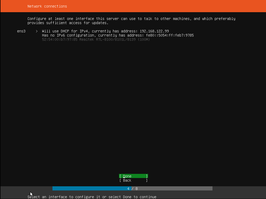 Ubuntu Server step 5