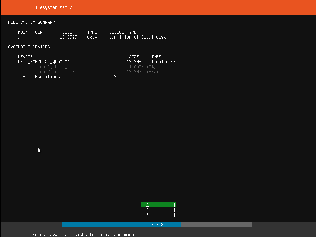 Basic ubuntu server что входит