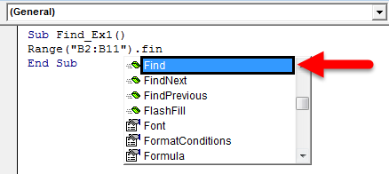 VBA Find Example 1-5