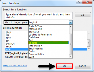 XOR Function in Excel | How to use XOR Function in Excel?