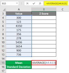 Как посчитать z score в excel