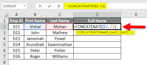 Concatenate Columns In Excel How To Concatenate Columns In Excel