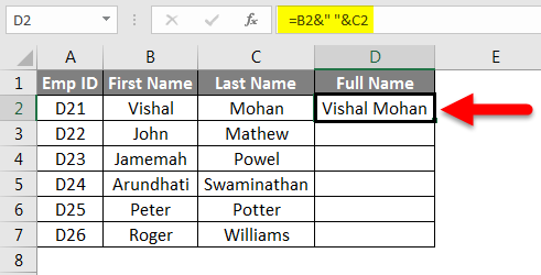 concatenate example 2-3