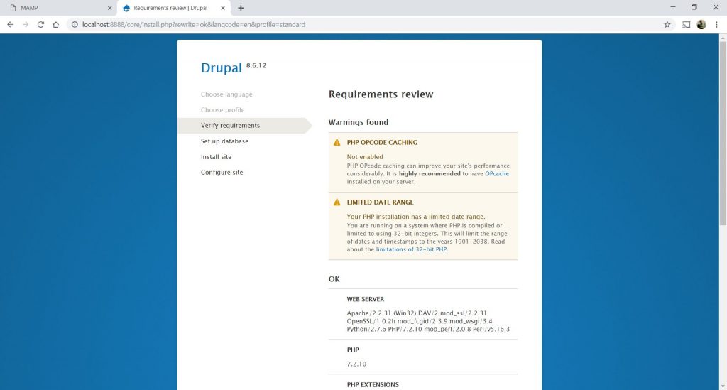 install drupal 10