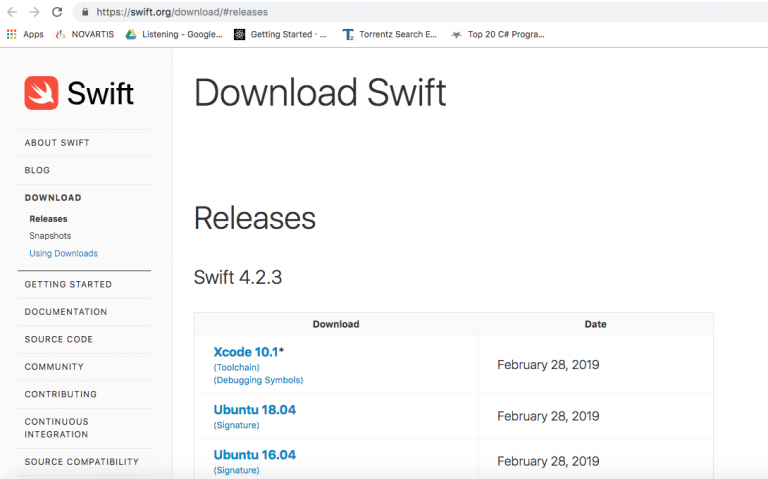 download swift for windows