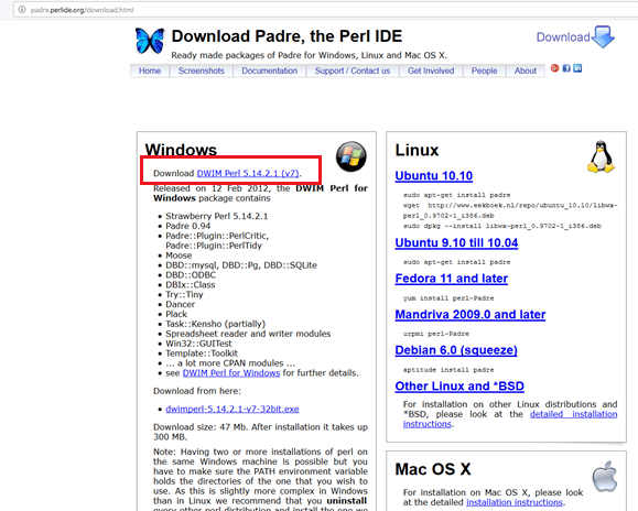 install perl for mac