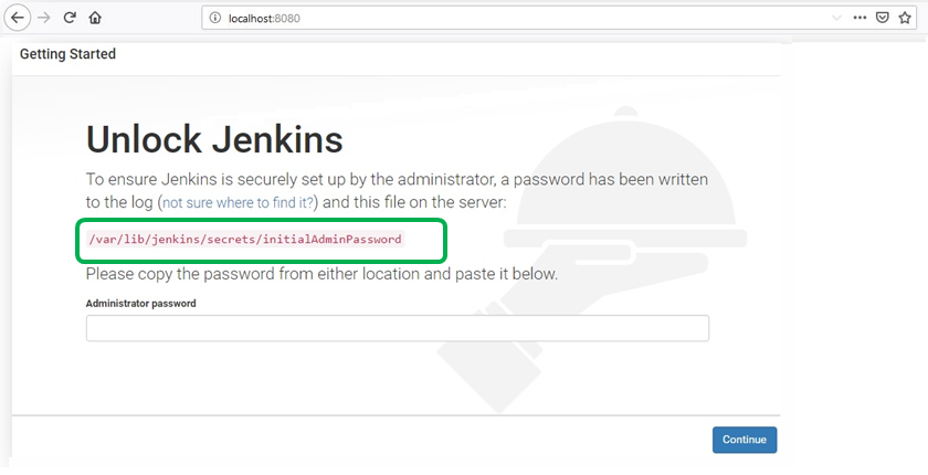 unlock Jenkins 