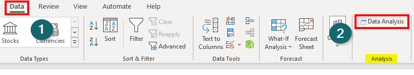 Analysis ToolPaK 2