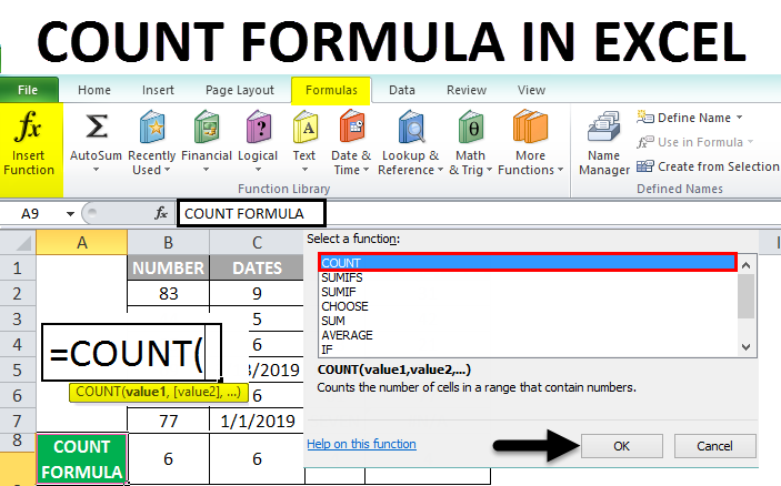 Excel Function To Count Cells With Data