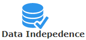 Data indepedence