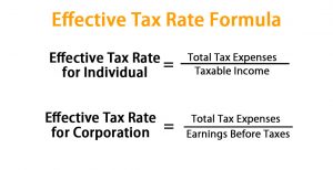 Effective Tax Rate Formula | Calculator (Excel Template)