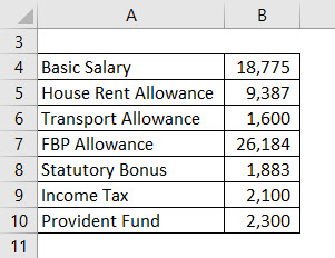 Salary Formula Calculate Salary Calculator Excel Template