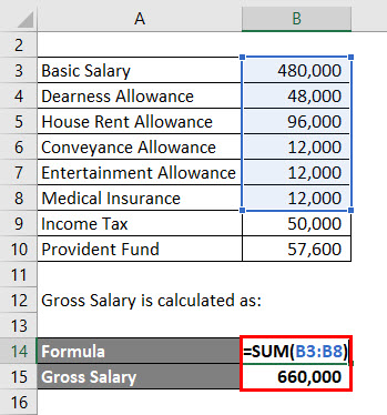 Salary Formula Example 2 2