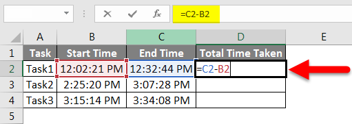 How To Subtract Time In 24 Hour Format In Excel