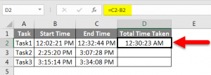 excel formula to subtract 2 of 7 days a week