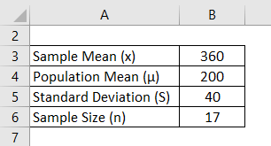 T Distribution Formula Example 3